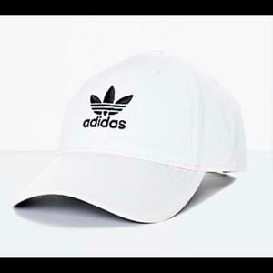 White Adidas cap